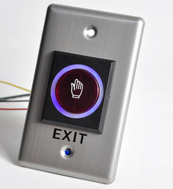 Infrared Exit Push Button No Touch Exit Sensor No Mechanical Bolt