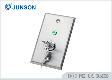 Two Colored LED Indication Door Release Button With Stainless Steel Plate