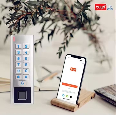 Tuya Uygulaması Su Geçirmez Metal Kasa WIFI RFID Akıllı Kilit Parmak İzi Erişim Kontrolü