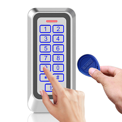 Su Geçirmez IP67 Metal Kasa RFID Kart Tuş Takımı Bağımsız Erişim Kontrolü 1000 Kullanıcı