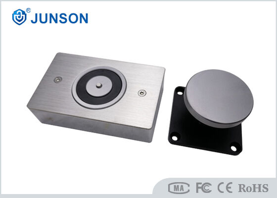 12V/24V DC Çalışma için Manuel Bırakma Butonlu 304 Paslanmaz Çelik Elektromanyetik Kapı Tutucu