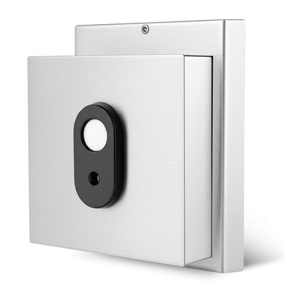 12V/24V DC Çalışma için Manuel Bırakma Butonlu 304 Paslanmaz Çelik Elektromanyetik Kapı Tutucu