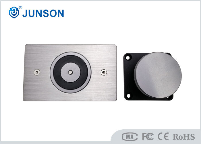 12V/24V DC Çalışma için Manuel Bırakma Butonlu 304 Paslanmaz Çelik Elektromanyetik Kapı Tutucu