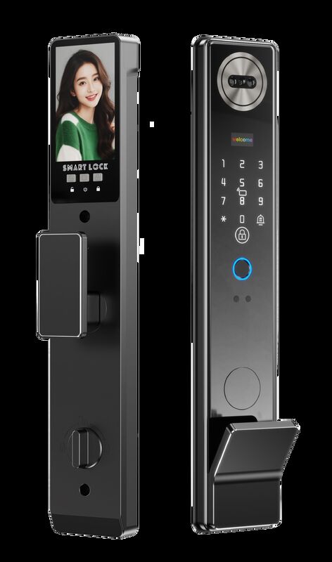 Su geçirmez TTlock Tuya Uygulaması Parmak İzi Kod Kartı Anahtar Akıllı Kapı Kilidi