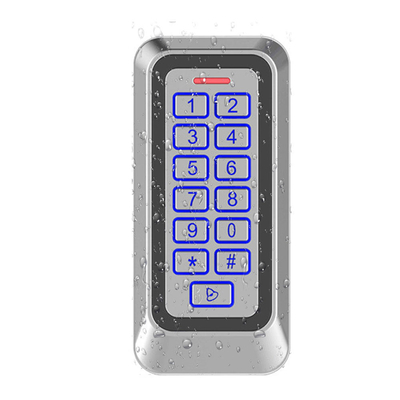 Metal Kasa Dış Mekan Ip67 EM/MF Kart Okuyucu ve Arkadan Aydınlatmalı Tuş Takımı