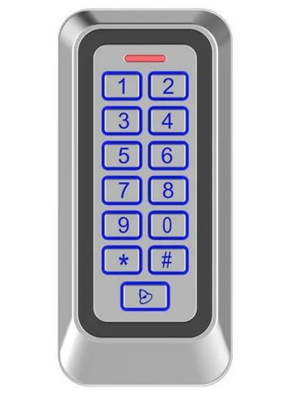 Su Geçirmez IP67 Metal Kasa RFID Kart Tuş Takımı Bağımsız Erişim Kontrolü 1000 Kullanıcı