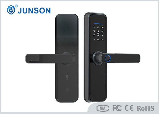 Çinko Alaşımlı Metal Hırsız Önleyici Parmak İzi Şifre Kilidi Tuya Akıllı Ev Kapı Kilidi