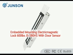 Yerleşik Montajlı E-mag Lock 600lbs JS-280HS sensörü