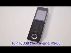Su geçirmez IP66 Parmak izi erişim kontrolü TCP IP 12V RS485 Metal kabın