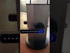 Sizin İçin Hızlı Kilit Tanımlama ile Siyah Kare Saplı Parmak İzi Kapı Kilidi Tuya Uygulamasını Tanıtın