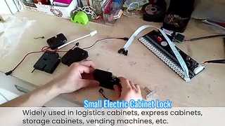 Küçük Elektrikli Dolap Kilitleri