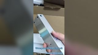 Su geçirmez 1200lbs elektrikli manyetik kilit